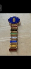 Bugatti Owners Club Pin Prescott Badge with Bars 1968-1975 Metal picture