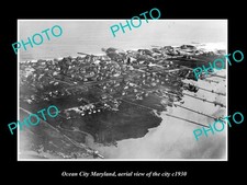 Ocean City Maryland Aerial View City c1930 3 Large Historic Old Photo picture