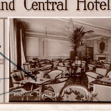 c1920s Grand Central Hotel Belfast RPPC Northern Ireland Interior Multiview Card picture