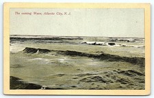Vintage Undivided Back Postcard: Atlantic City Wave picture