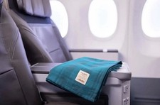 NEW Alaska Airlines First Class FILSON Throw Blanket Brand New SEALED picture