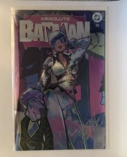 Absolute Batman #13 Rose Besch Signed NYCC Foil Variant Catwoman CSA COA picture