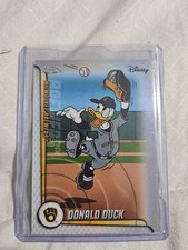 2025 Topps Chrome Disney - Donald MLB Milwaukee Brewers SSP picture