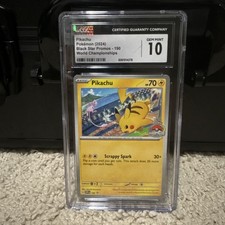 2024 Pokemon Pikachu World Championships Promo #190 CGC 10 (C) picture