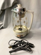 RARE Vtg Proctor Silex Starflite Atomic Coffee Percolator Model 01931 MCM WORKS picture