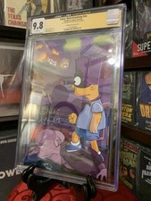 🔥TidalWave Comics Fame: Matt Groening Bartman “The Bart Knight” CGC grade 9.8🔥 picture