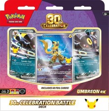 Pokemon TCG 30th Celebration Battle Deck Umbreon ex 60 Foil Cards PREORDER picture