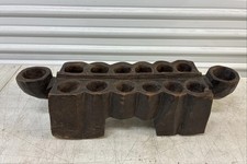Antique Hand Carved African? Figural Mancala Game Board Tribal Art “Awale Board” picture