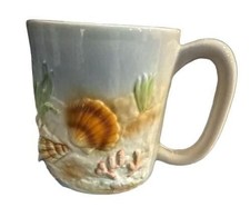 Utagiri 1981 Vintage Sea Shells Ceramic Coffee Mug picture