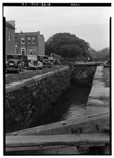 Washington DC Georgetown Chesapeake Ohio Canal Jefferson Street Lock 4 1935 picture