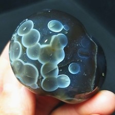 Rare 84.3G Natural Gobi Agate Eyes Agate/stone Madagascar B1718 picture
