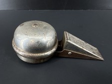 Vintage Surety Alarm Company Mechanical Alarm Bell Chrome Bell Early Security picture