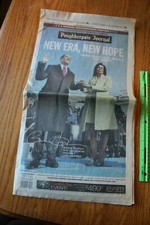Poughkeepsie Journal New Era New Hope Barack Obama Sworn in President 2009 NY picture