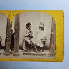 Lap Sami People Stereoview C1870 Real Photo 