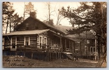 Log Cabin Inn Stearns North Carolina NC Tryon c1910 Real Photo RPPC picture