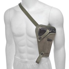 OD Canvas M3 Tanker Shoulder Holster with Magazine Pouch fits Walther P38 P1 picture