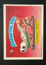 1986 1986 Topps Garbage Pail Kids Series 6 Bloodshot Scott #229b picture