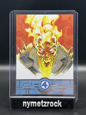 2026 Topps Finest Fantastic Four Ghost Rider Sketch by DMN picture