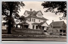 RPPC Menasha WI Historic Pierce House Naymut St American Foursquare Postcard A38 picture