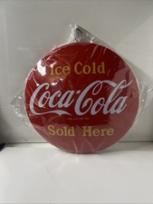 Sleek new Dome ice cold Coca-Cola sold here Metal sign Man Cave, Office,Garage￼￼ picture