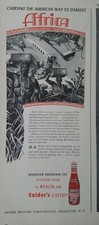 1942 Snider's catsup carrying the American way to darkest Africa vintage ad picture