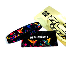 ZOX **DEFY GRAVITY** Silver Single SMALL Goldie Wristband w/Card BIRDS picture