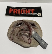 Rubie's 1988 Fright Collection Bloody Knife Face Mask VERY RARE picture