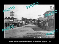 Hamley Bridge Sa The Main Street & Stores c1920 Large Historic Old Photo picture