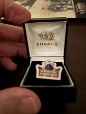 Rare Cunard pin BEHIND THE SCENES TOUR picture