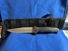 1995 Buck 650 Nighthawk Fixed Blade Knife with Sheath picture