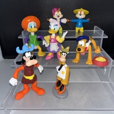 Disney Epcot Center PVC Vtg Figures Lot Chip N Dale Donald Daisy Pluto 8 Pieces picture