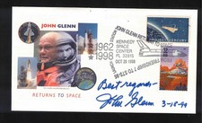 1999 John Glenn Signed Kennedy Space Center Cancel Cover picture