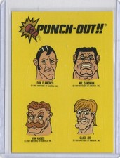 1989 Topps Nintendo #20 Punch Out Sticker Card picture
