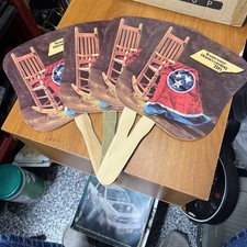 Vintage 1986 Paper Fan Tennessee Homecoming '86 Lot Of 4. picture