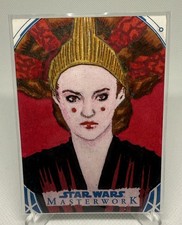 Topps Star Wars Masterwork Queen Padme Amidala Sketch by Richard Serrao picture