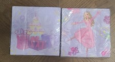 2 packs of Vintage Barbie Perennial Princess luncheon paper napkins picture