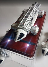 1 SPACE 1999 EAGLE-1 TRANSPORTER GERRY ANDERSON SHIP PROP WITH LIGHTING+CASE picture