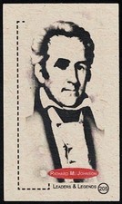 RICHARD M. JOHNSON - 2011 'Leaders & Legends' Card #205 - 9th US VICE-PRESIDENT picture