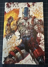 Youngblood #4 Diehard Tyler Kirkham Battle Damage Exclusive Ltd 500 picture