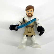 Star Wars Galactic Heroes Obi-Wan Kenobi Clone Wars Armor Figure Playskool 2011 picture