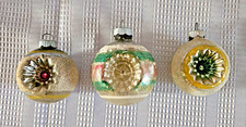 Shiny Brite Glass Double Indent Christmas Ornaments picture