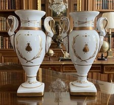 Antique Empire Style Paris Porcelain Vase picture