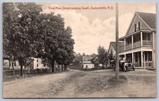 K48/ Summitville New York Postcard c1910 Main Street Homes Stores 55 picture