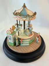 The Rose Carousel Music Box Princeton Galley 1994 Plays All Pretty Little Horses picture