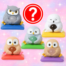 Cute Natural Stone Owl Mini Figure Random Japan Blind Box Gashapon Capsule Toy picture