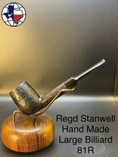 Vintage Regd Stanwell Hand Made Large Billiard 81R Tobacco Pipe picture