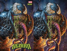 VENOM #262 JOHNNY DESJARDINS NYCC EXCLUSIVE - TRADE DRESS & VIRGIN EDITION SET picture
