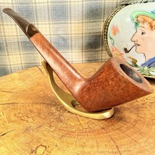 1983 American Estate Pipe - CURT ROLLAR Smooth XL Stack Dublin 17 Tortoise Stem picture