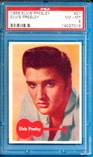 1956 Topps Elvis Presley #21 Elvis Presley  Psa 8 picture