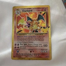 Pokémon TCG Charizard 30th Anniversary Celebrations Holo Card 4/102 Pack Fresh picture